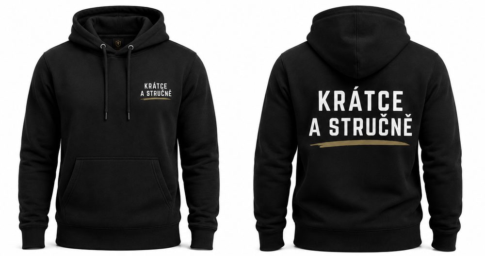 Mikina Krátce a stručně